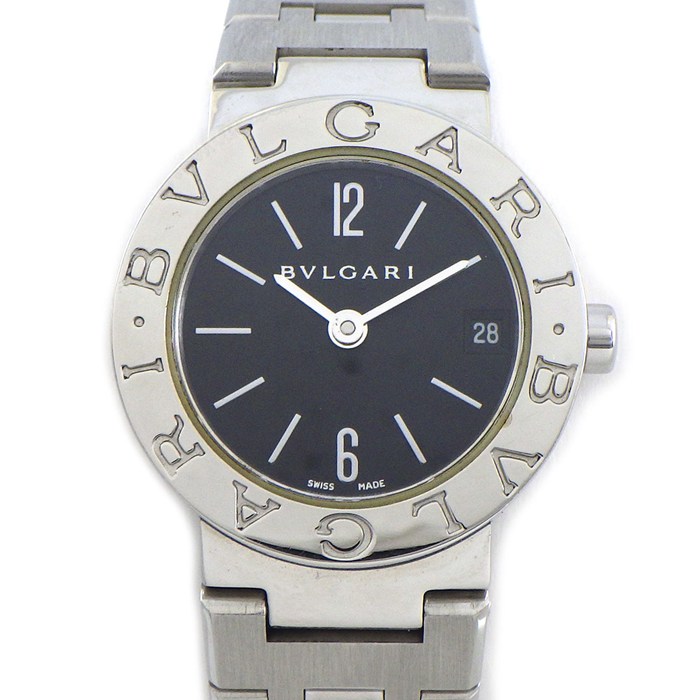 ブルガリ BVLGARI 腕時計 ブルガリブルガリ BB23SS ブラック文字盤 デイト SS クオーツアナログ 【中古】
