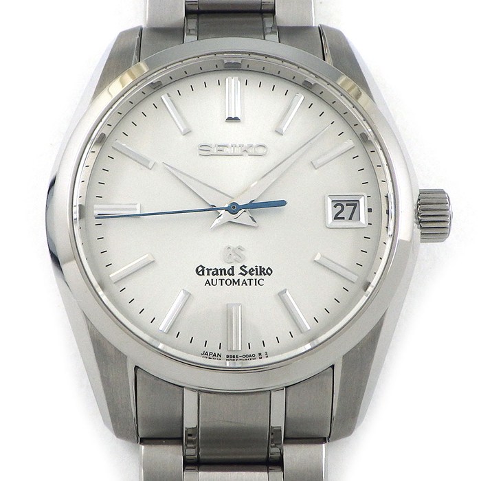 グランドセイコー Grand Seiko 腕時計 メカニカル SBGR059/9S65-00A0 シルバー文字盤 デイト 裏スケ チタン 自動巻き 【中古】