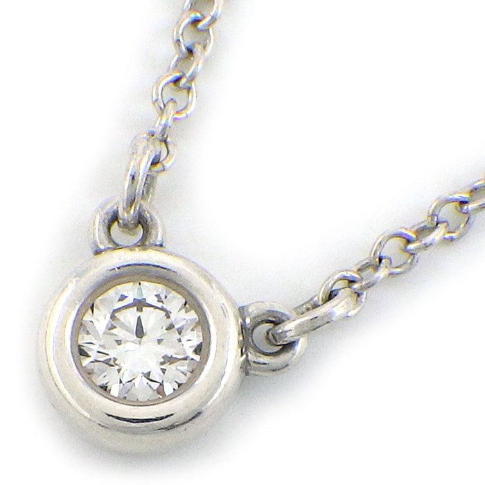 ティファニー Tiffany & Co. ネックレス バイザヤード 60017903 1ポイント ダイヤモンド 0.07ct SV925 【中古】