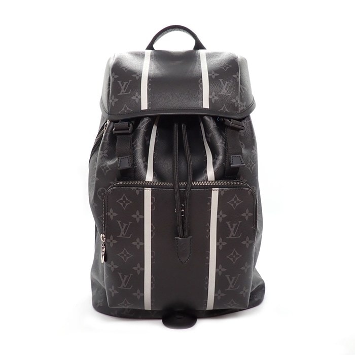 ルイ・ヴィトン LOUIS VUITTON リュック LV×フラグメント ザック バックパック 藤原ヒロシ M43409 モノグラムエクリプス レザー 【中古】