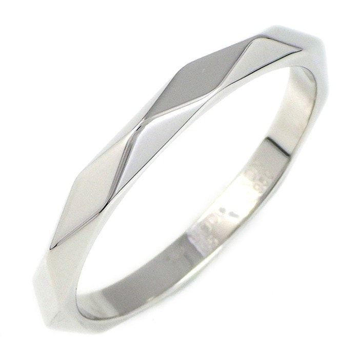 ブシュロン BOUCHERON リング ファセット ミディアム JAL00014 PT950 24号 / #65 【箱・保付き】 【中古】