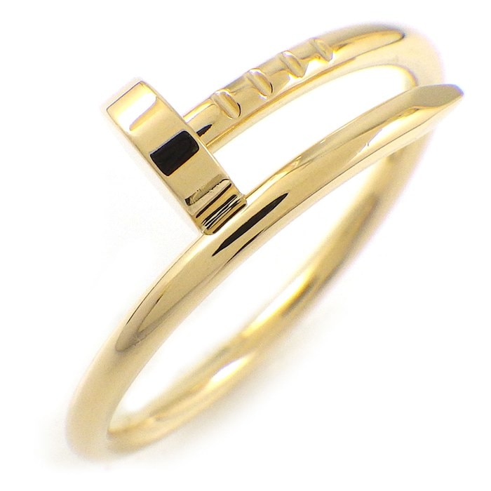 カルティエ Cartier リング ジュストアンクル スモールモデル SM B4225956 釘モチーフ K18YG 16号 / #56 【中古】