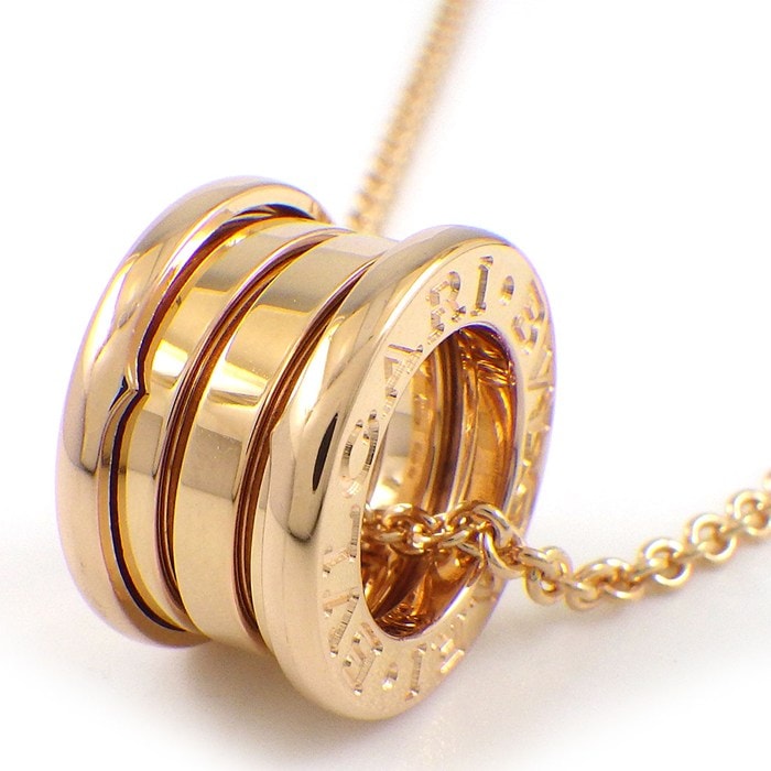 ブルガリ BVLGARI ネックレス B-zero1 ビーゼロワン 335924 K18PG 【中古】