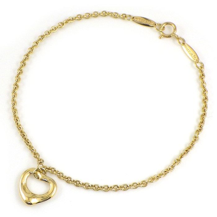 ティファニー Tiffany & Co. ブレスレット オープンハート 60127653 K18YG 【中古】