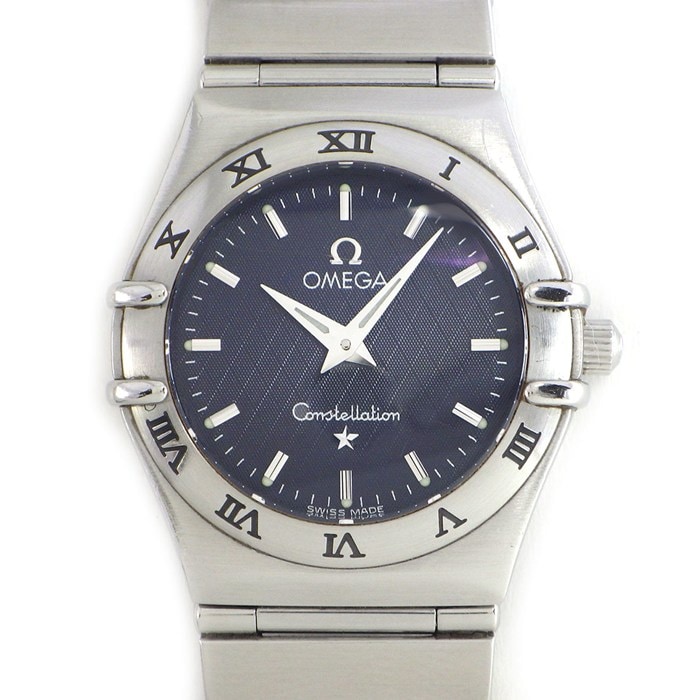 オメガ OMEGA 腕時計 コンステレーション 1572.40.00 グレー文字盤 夜光針 SS クオーツアナログ 【箱・保付き】 【中古】