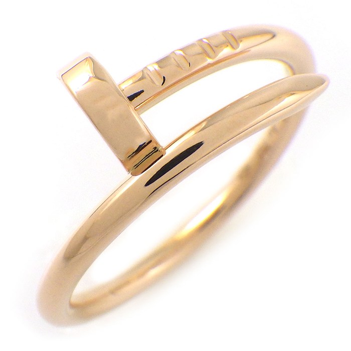 カルティエ Cartier リング ジュストアンクル スモール B4225850 釘モチーフ K18PG 10.5号 / #50 【中古】