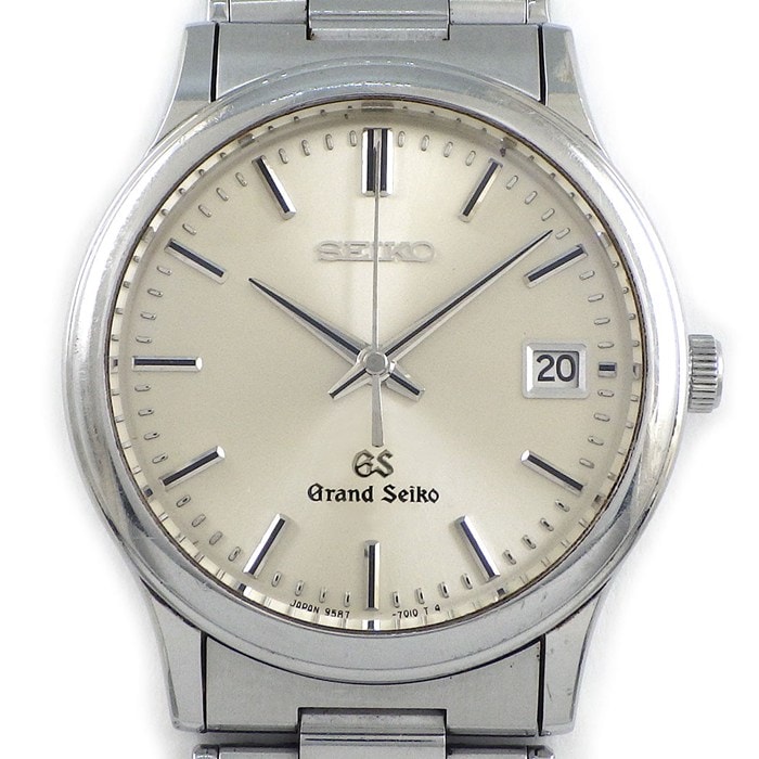 グランドセイコー Grand Seiko 腕時計 SBGS007/9587-7010 サンレイ シルバー文字盤 デイト SS クオーツアナログ 【中古】