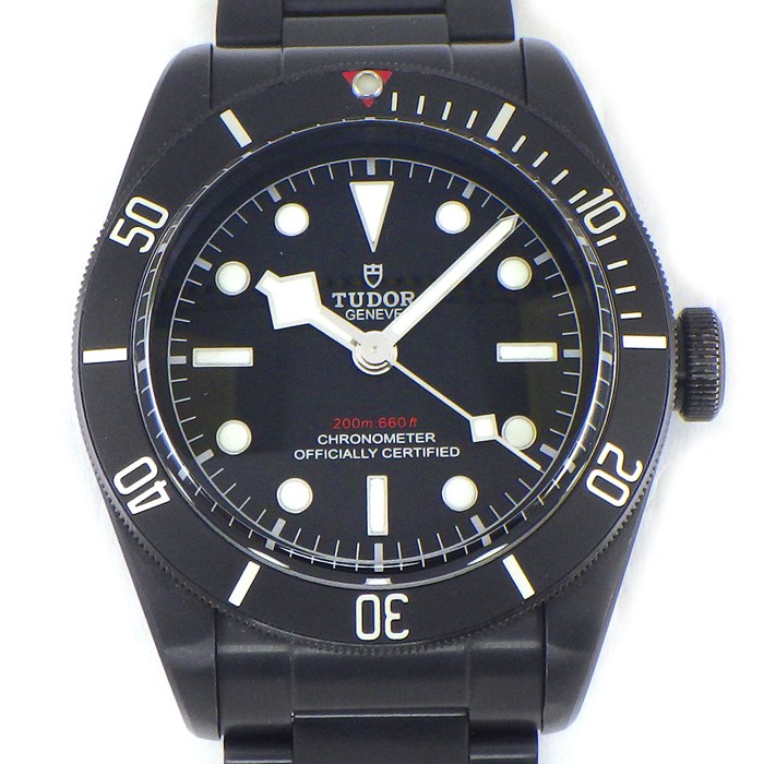 チューダー(チュードル) TUDOR 腕時計 ヘリテージ ブラックベイ ダーク 79230DK ブラック文字盤 夜光インデックス 回転ベゼル SS 自動巻き 【中古】