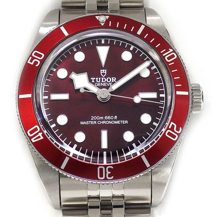 チューダー(チュードル) TUDOR 腕時計 ブラックベイ58 7939A1A0RU サンレイ レッド文字盤 夜光針/インデックス 回転ベゼル SS 自動巻き 【箱・保付き】 【中古】