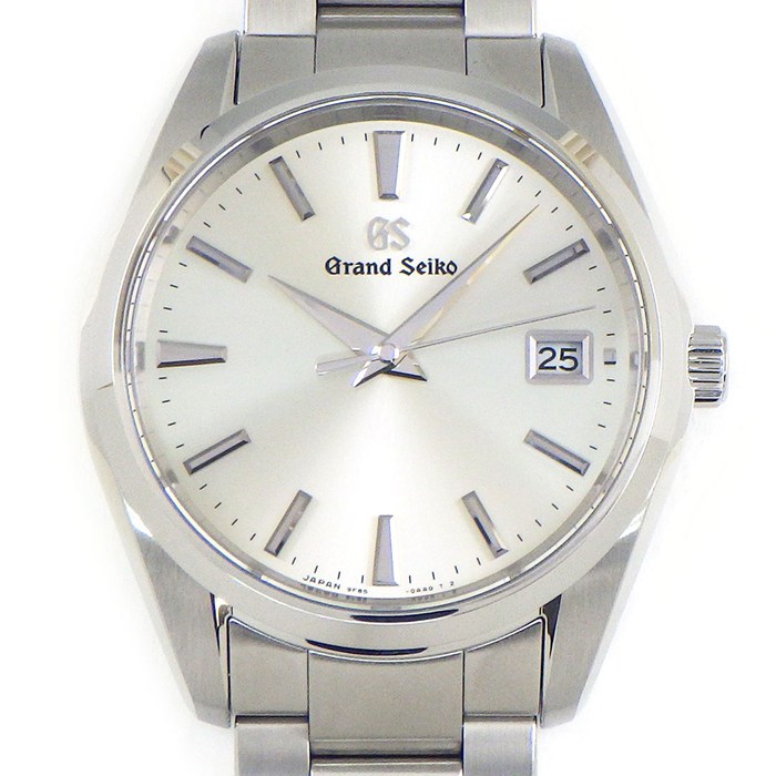 グランドセイコー Grand Seiko 腕時計 ヘリテージコレクション SBGP009/9F85-0AC0 サンレイ シルバー文字盤 デイト SS クオーツアナログ 【箱・保付き】 【中古】