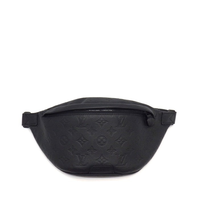 ルイ・ヴィトン LOUIS VUITTON ボディバッグ ディスカバリー バムバッグ PM M46036 ブラック モノグラムシャドウレザー 【中古】