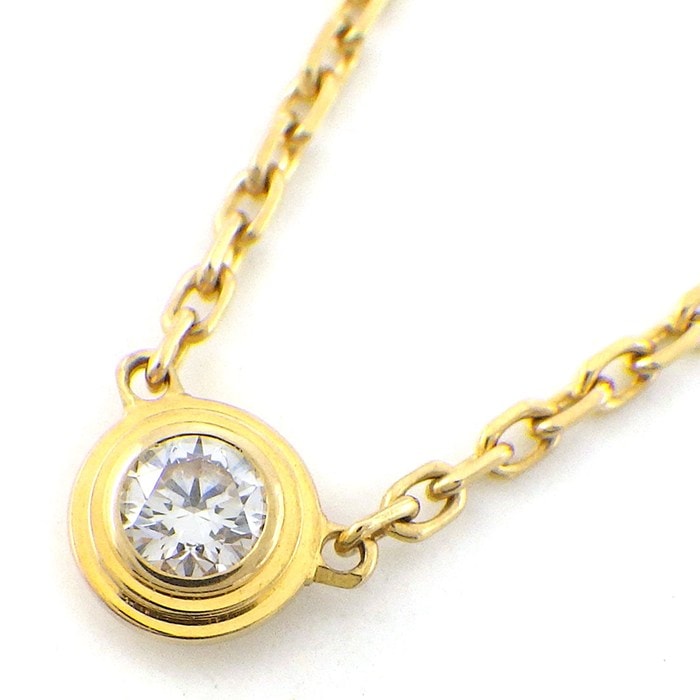 カルティエ Cartier ネックレス ダムール ミニモデル XS ディアマン レジェ B7224517 ダイヤモンド 0.04ct K18YG 【中古】