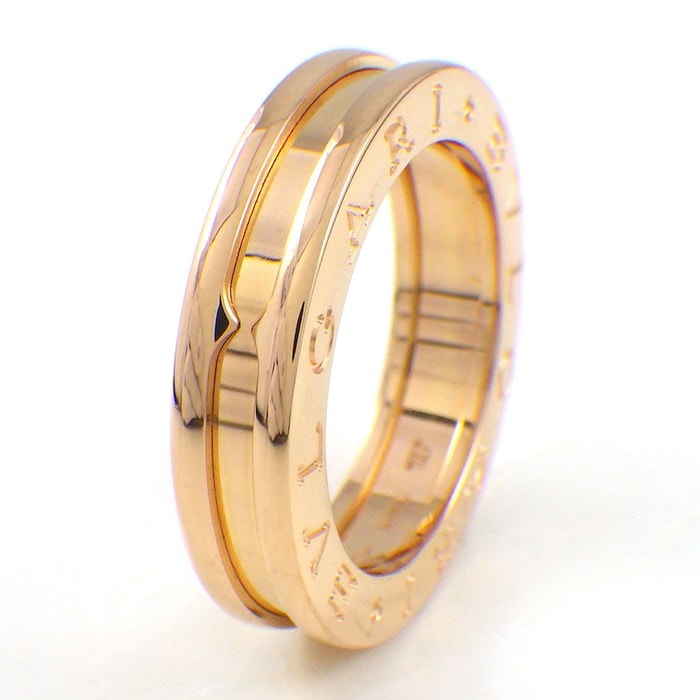 ブルガリ BVLGARI リング B-zero1 ビーゼロワン 1バンド XS 335991 K18PG 9.5号 / #50 【中古】