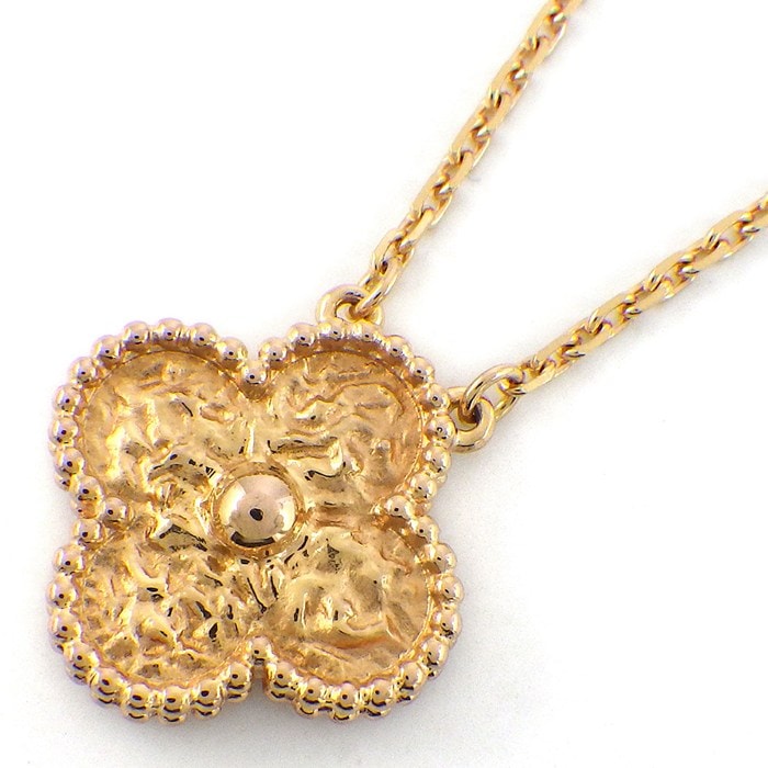 ヴァンクリーフ＆アーペル Van Cleef & Arpels ネックレス ヴィンテージアルハンブラ VCARN9ZS00 K18PG 【中古】