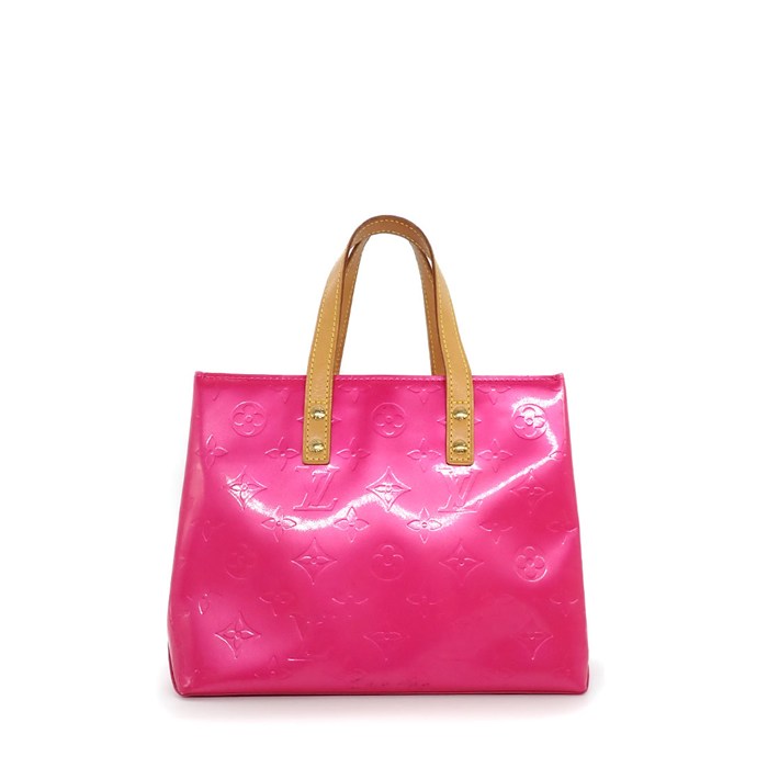 ルイ・ヴィトン LOUIS VUITTON トートバッグ リード PM M91221 2003年製 フューシャピンク モノグラムヴェルニ ゴールド金具 【中古】