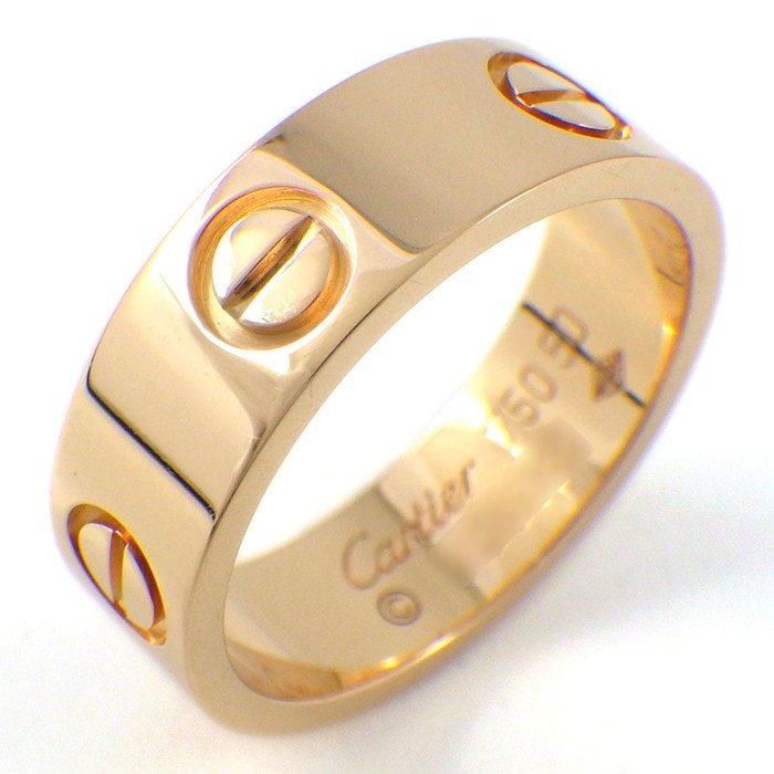 カルティエ Cartier リング ラブ クラシックモデル B4084850 K18PG 9.5号 / #50 【中古】