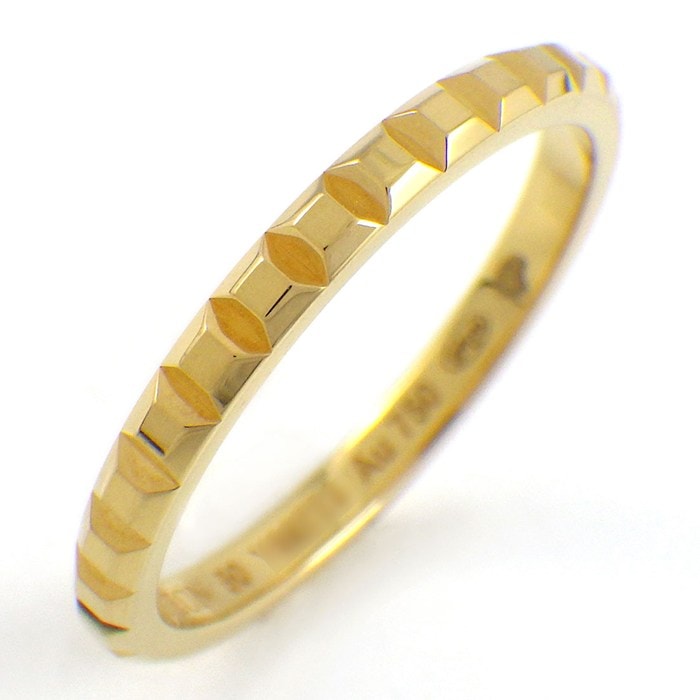 ブシュロン BOUCHERON リング キャトル クルドパリ スモール JAL01165 K18YG 9.5号 / #50 【中古】
