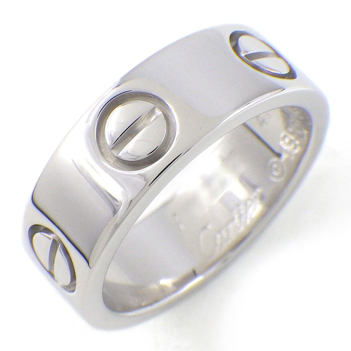 カルティエ Cartier リング ラブ クラシックモデル B4084747 K18WG 6.5号 / #47 【中古】