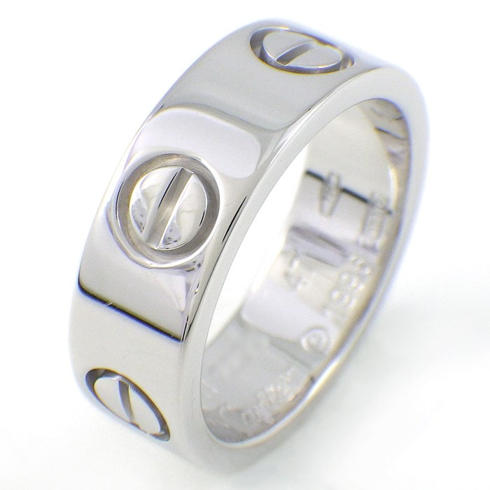 カルティエ Cartier リング ラブ クラシックモデル B4084747 K18WG 6.5号 / #47 【中古】
