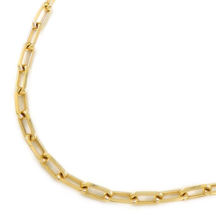 カルティエ Cartier ネックレス サントス チェーン ミディアムモデル B7009000 2026年5月ギャラ K18YG 【箱・保付き】 【中古】