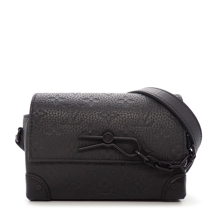 ルイ・ヴィトン LOUIS VUITTON ショルダーバッグ スティーマー ウェアラブル ウォレット M81746 ブラック モノグラムトリヨン 【中古】