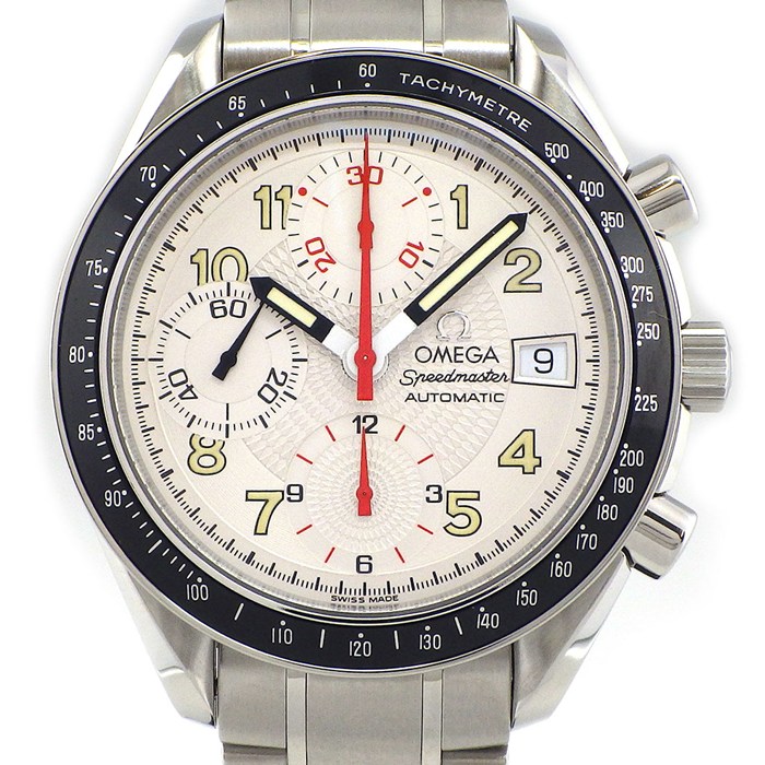 オメガ OMEGA 腕時計 スピードマスター マーク40 3513.33 シルバー文字盤 デイト クロノグラフ タキメーター スモールセコンド SS 自動巻き 【中古】