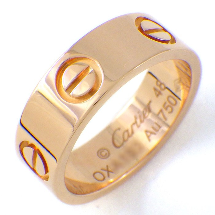カルティエ Cartier リング ラブ クラシックモデル B4084848 K18PG 8号 / #48 【箱・保付き】 【中古】