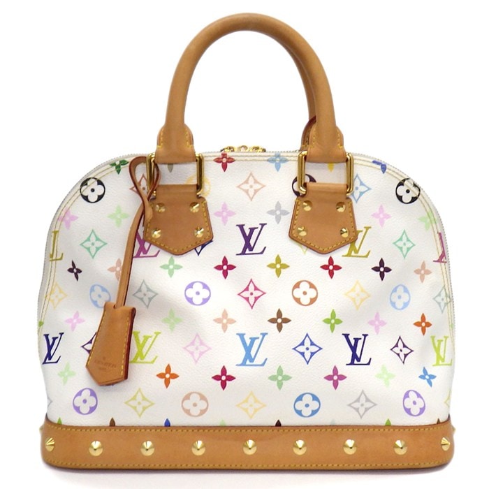 ルイ・ヴィトン LOUIS VUITTON ハンドバッグ アルマ PM M40443 2011年 ブロン モノグラムマルチカラー レザー ゴールド金具 【中古】