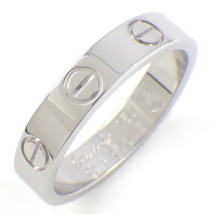 カルティエ Cartier リング ラブ スモールモデル SM B4085148 K18WG 8号 / #48 【箱・保付き】 【中古】