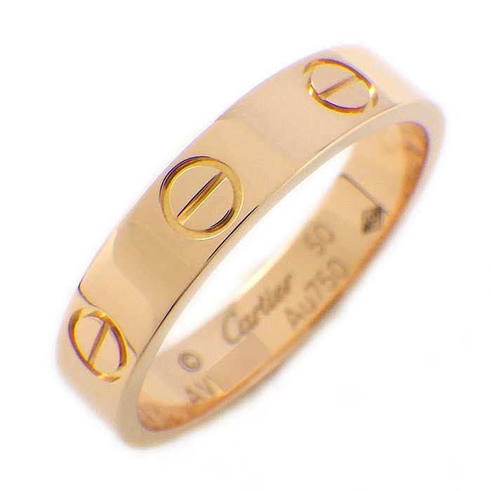 カルティエ Cartier リング ラブ スモールモデル SM B4085250 K18PG 10号 / #50 【中古】