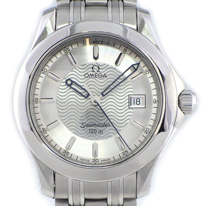 オメガ OMEGA 腕時計 シーマスター 2511.31.00 カレンダー シルバー 文字盤 SS クオーツアナログ 【中古】