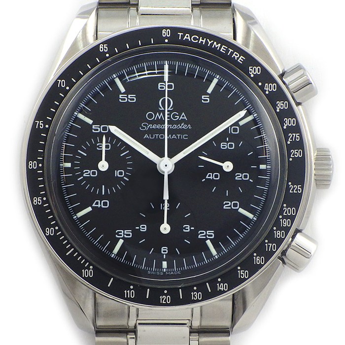 オメガ OMEGA 腕時計 スピードマスター 3510.50.00 クロノグラフ タキメーター 夜光針/インデックス スモールセコンド ブラック 文字盤 SS 自動巻き 【中古】