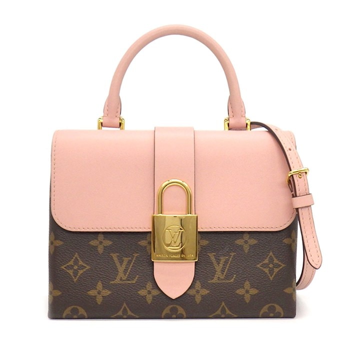 ルイ・ヴィトン LOUIS VUITTON ハンドバッグ ロッキー BB M44080 ローズプードル モノグラムキャンバス スムースレザー 【中古】