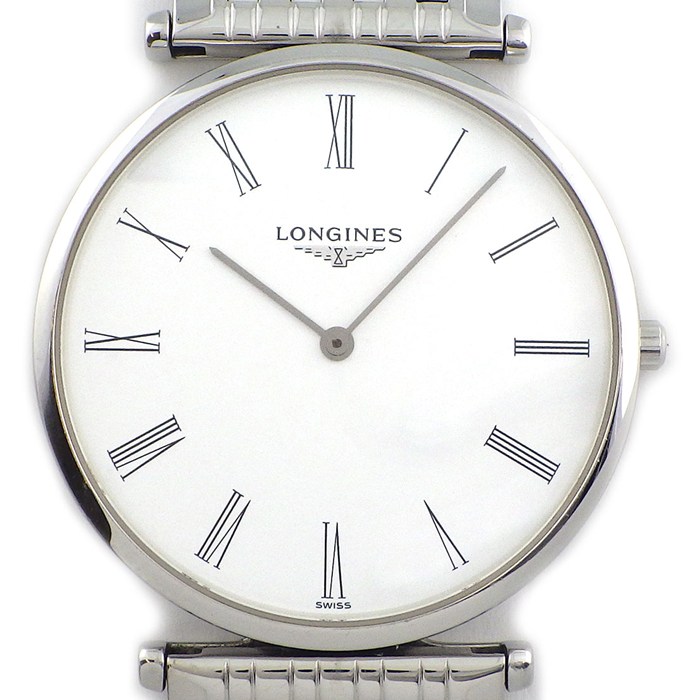 ロンジン Longines 腕時計 ラ グラン クラシック L4.755.4.11.6 ホワイト 文字盤 SS クオーツアナログ 【中古】