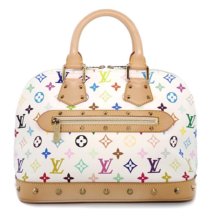 ルイ・ヴィトン LOUIS VUITTON ハンドバッグ アルマ PM M92647 2004年 ブロン モノグラムマルチカラー レザー ゴールド金具 【中古】