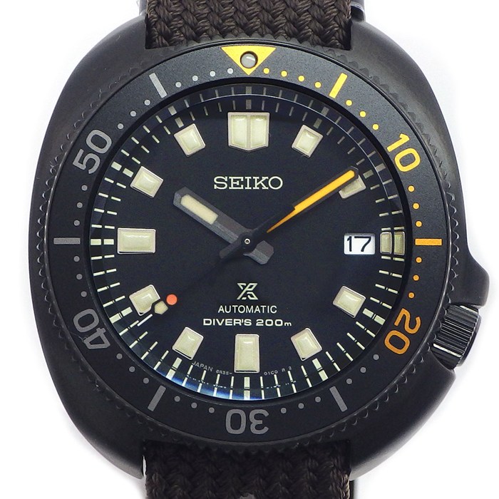 セイコー SEIKO 腕時計 プロスペックス メカニカルダイバーズ SPB257/6R35-01W0 5500本限定 デイト 回転ベゼル ブラック 文字盤 SS 自動巻き 【中古】