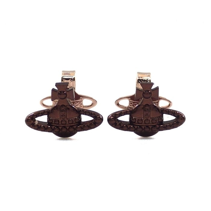 ヴィヴィアン・ウエストウッド Vivienne Westwood ピアス FARAH (ファラー) 6201001502D005 ブラウン オーブ ピンクGP
