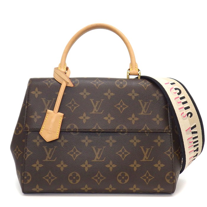 ルイ・ヴィトン LOUIS VUITTON ハンドバッグ クリュニー BB M46372 ブラック モノグラムキャンバス ヌメ革 ゴールド金具 【中古】