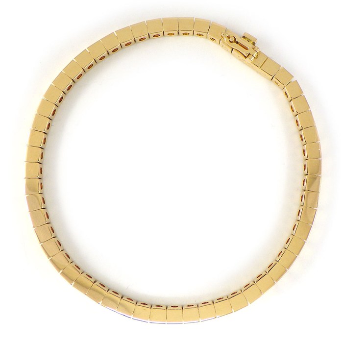 カルティエ Cartier ブレスレット ラニエール ロゴ K18YG / #15 【中古】