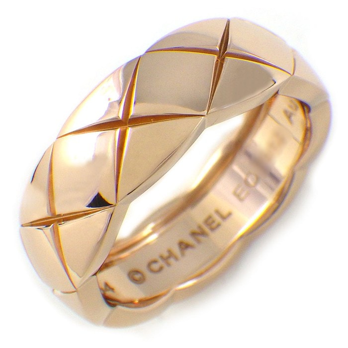 シャネル CHANEL リング ココクラッシュ ミディアム J10817 K18BG 14号 / #54 【中古】