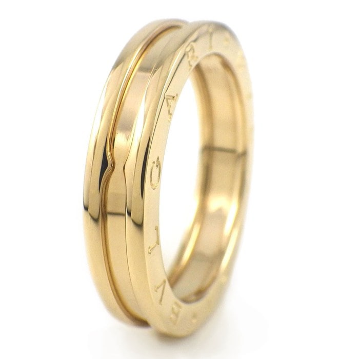 ブルガリ BVLGARI リング B-zero1 ビーゼロワン 1バンド XS 336060 K18YG 20.5号 / #61 【中古】