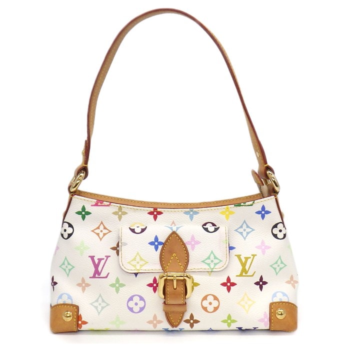 ルイ・ヴィトン LOUIS VUITTON ショルダーバッグ エライザ M40098 2007年 ブロン モノグラムマルチカラー レザー ゴールド金具 【中古】