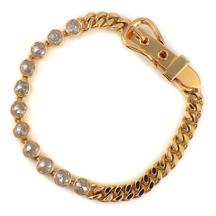 エルメス HERMES ブレスレット ブックルセリエ オン・ザ・ロック H224417B 00150 11ポイント ダイヤモンド 計2.09ct K18PG / #14 【箱・保付き】 【中古】