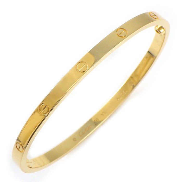 カルティエ Cartier ブレスレット ラブ スモールモデル SM B6047516 K18YG / #16 【箱・保付き】 【中古】