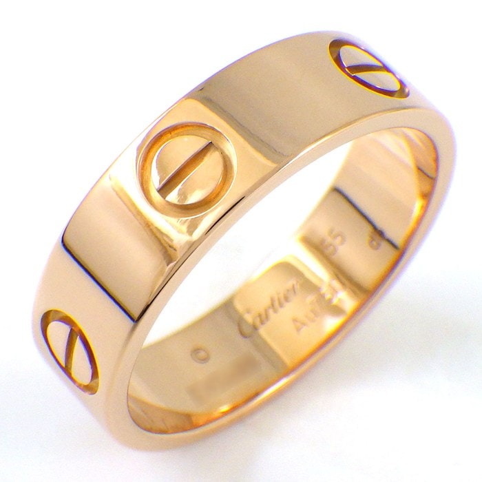 カルティエ Cartier リング ラブ クラシックモデル B4084855 K18PG 15号 / #55 【中古】