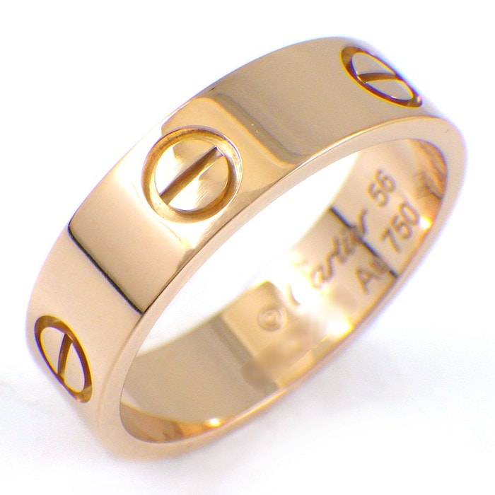 カルティエ Cartier リング ラブ クラシックモデル B4084856 K18PG 15.5号 / #56 【中古】