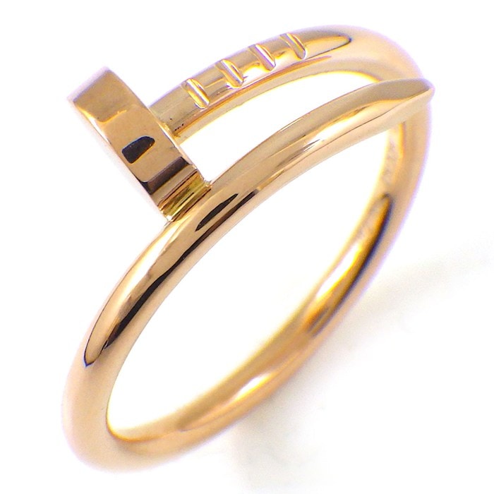 カルティエ Cartier リング ジュストアンクル スモールモデル SM B4225850 釘モチーフ K18PG 10.5号 / #50 【中古】