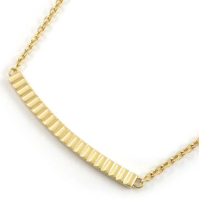 ブシュロン BOUCHERON ネックレス キャトル グログラン JPN00059 K18YG 【中古】