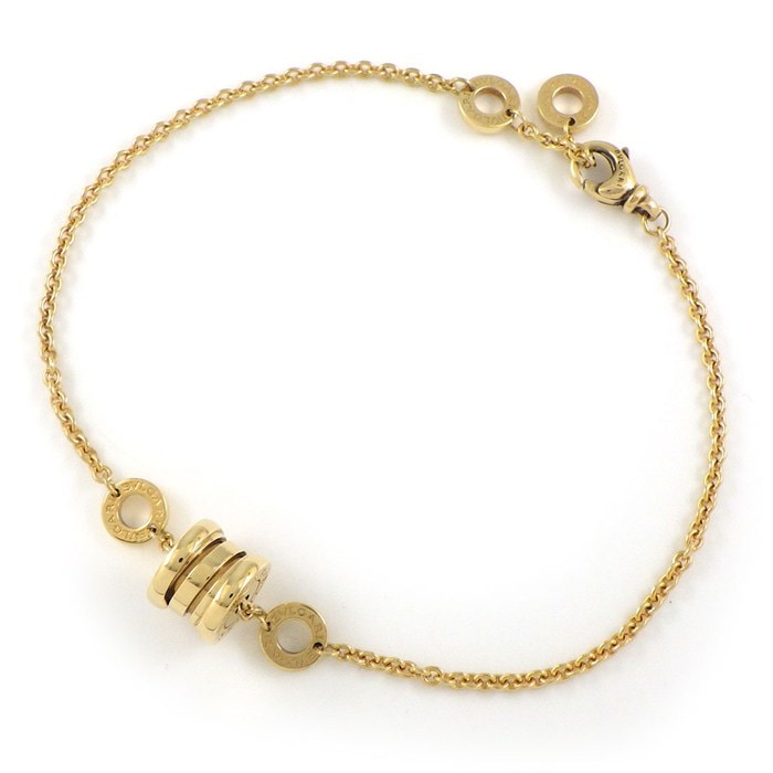 ブルガリ BVLGARI ブレスレット B-zero1 ビーゼロワン 340666 エレメント K18YG / #ML 【中古】