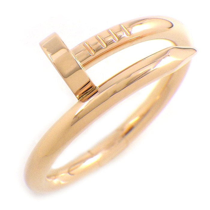 カルティエ Cartier リング ジュストアンクル クラシックモデル MM B4092562 釘モチーフ K18PG 22号 / #62 【中古】